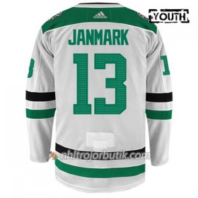 Barn Ishockey Dallas Stars Tröja MATTIAS JANMARK 13 Adidas Vit Authentic